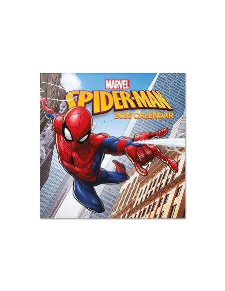 Calendario Anual 2025 Erik Pared 295 X 295 Mm Spiderman