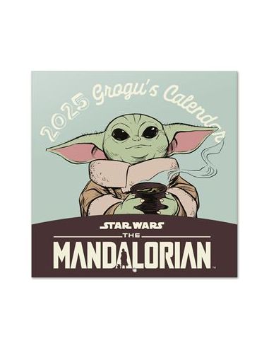 Calendario Anual 2025 Erik Pared 295 X 295 Mm Mandalorian