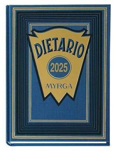Dietario Cuarto 2025 Dia Pagina Azul 416 Paginas Myrga