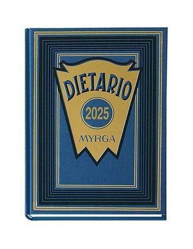 Dietario Cuarto 2025 Dia Pagina Azul 416 Paginas Myrga