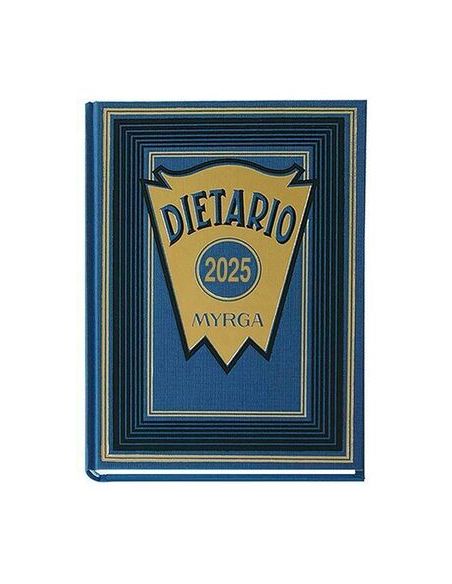 Dietario Cuarto 2025 Dia Pagina Azul 416 Paginas Myrga