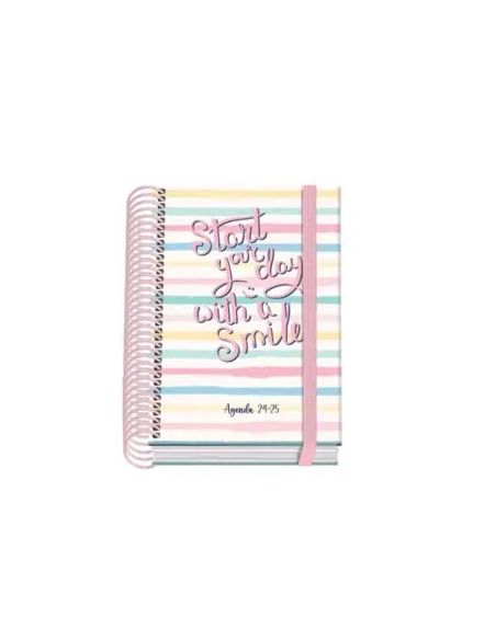 Agenda Escolar Cart. Forrado A6 D/P Prime Smile Fsc Mix