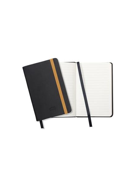 Cuadernos A6 80 Hojas 100 G Pautado Negro Tapa Dura Galgo