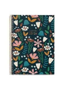Miquelrius Agenda 18M Plus 155 X 213 Semana Vista Flowery 23/24