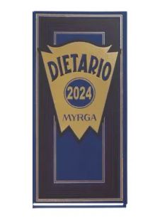 Dietario Dos Tercios 2024 Dia Pagina Azul 432 Paginas Myrga