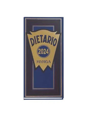 Dietario Dos Tercios 2024 Dia Pagina Azul 432 Paginas Myrga