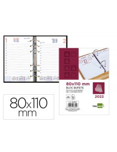 Bloc Bufete Liderpapel 2024 80X110 Mm Papel 60 Gr Texto En Catalan