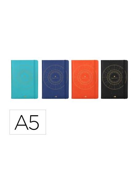 Agenda Encuadernada Liderpapel Efira A5 2024 Dia Pagina Colores Surtidos Papel 70 Gr