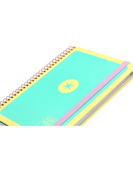 Agenda De Oficina Antartik 2024 Semana Vista 80 Gr Con Sobre Y 3 Hojas Pegatinas Mint165X215 Mm