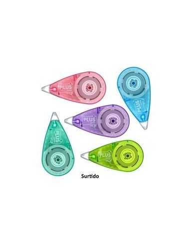 Corrector En Cinta Plus Whiper Mini Paste 4,2Mm X 6M Colores Surtidos
