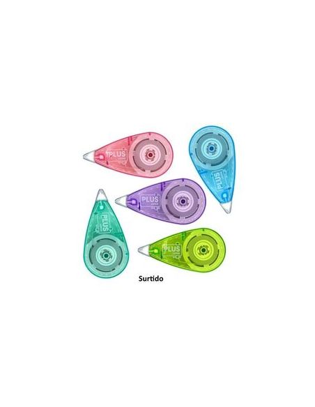 Corrector En Cinta Plus Whiper Mini Paste 4,2Mm X 6M Colores Surtidos