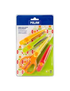 Estuche De Tijeras Zig-Zag Con 4 Recambios Milan