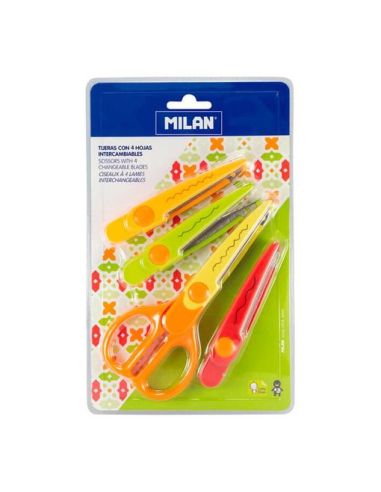 Estuche De Tijeras Zig-Zag Con 4 Recambios Milan