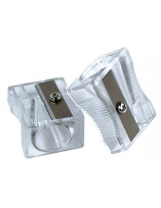 Sacapuntas Plastico Maxi Trasparente Milan