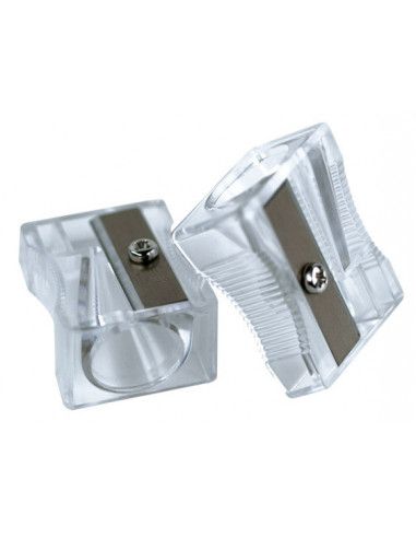 Sacapuntas Plastico Maxi Trasparente Milan