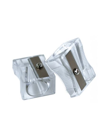 Sacapuntas Plastico Maxi Trasparente Milan