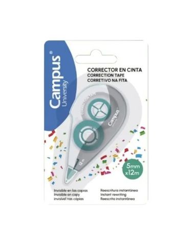 Corrector En Cinta Campus University 5 Mm X 12 M Blíster /1 Ud