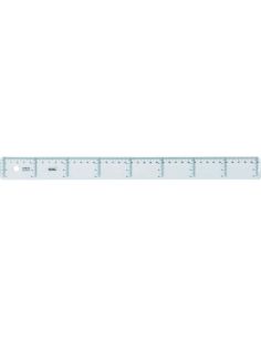 Regla escolar 40 cm.