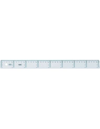 Regla escolar 40 cm.