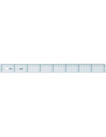 Regla escolar 40 cm.
