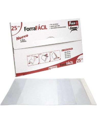 Forralibros Ajustable Fixo Pvc 290X530 Uds Sueltas