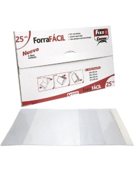 Forralibros Ajustable Fixo Pvc 290X530 Uds Sueltas