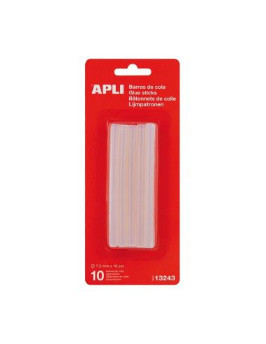 Recambio Barra De Cola Silicona 7,5 Mm Apli (10 Uds)