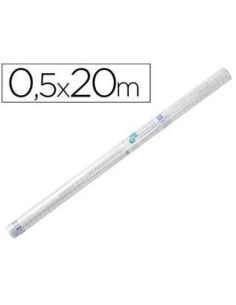 Forro Adhesivo 0,5 X 20 M. Transparente Removible