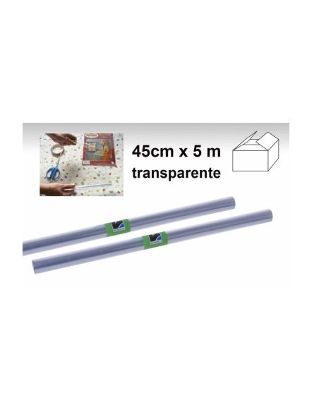 Forro Para Libros No Adhesivo Renolit 50 Micras 0,45 X 5 M. Transparente