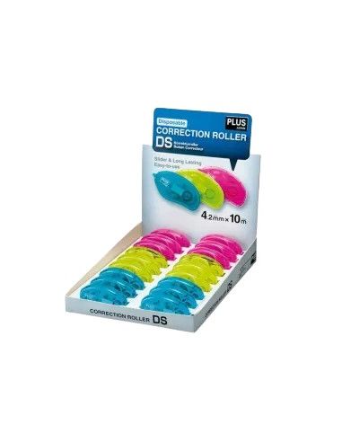 Corrector En Cinta Plus Ds 4,2Mm X 10M Colores Surtidos