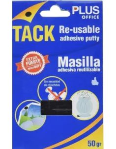 Masilla Adhesiva Plus Office Tack Extrafuerte 50G