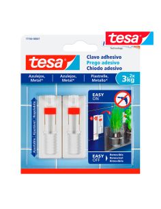Clavo Autoadhesivo Tesa Ajustable Para Azulejos Sujecion Hasta 3 Kg
