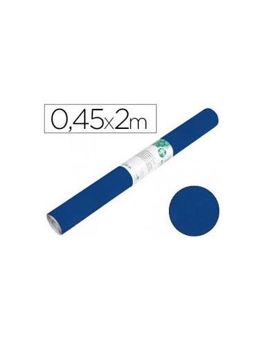 Rollo Adhesivo Liderpapel Especial Ante Azul Rollo De 0,45 X 2 Mt