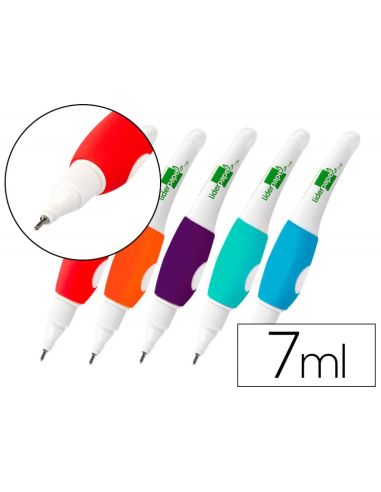 Corrector Liderpapel Lapiz Roller Punta Metalica De 1.6 Mm Capacidad 7 Ml En Blister