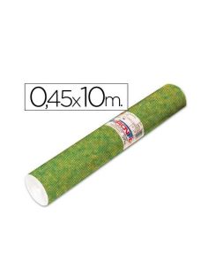 Rollo Adhesivo Aironfix Especial Ante Verde Oscuro 67801 -Rollo De 10 Mt