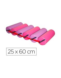 Rodillo Deslizantes Sumo Didactic 6 Cilindros Fucsia / Lila 25 Cm De Diametro X 60 Cm Alto