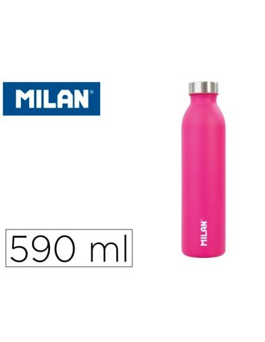 Botella Milan Isotérmica De Acero Inoxidable 591 Ml (Acid Rosa)
