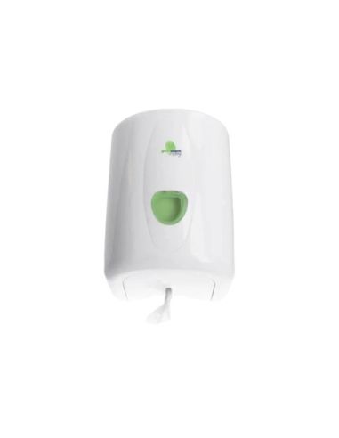 Dispensador Papel Secamanos Bunzl Greensource Hoja A Hoja Fabricado En Abs Color Blanco
