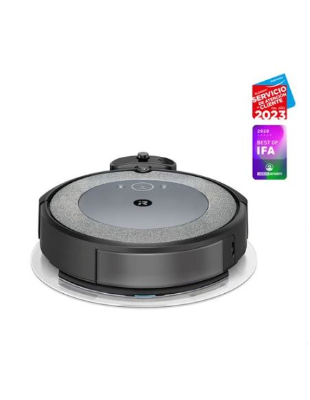 Robot Aspirador Irobot Roomba I5 Combo Con Dos Cepillos De Goma Dual Aspirador Y Friegasuelos Wifi