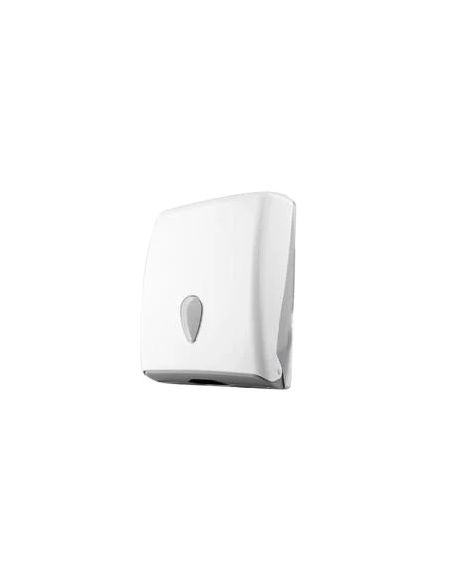 Dispensador Toallas Secamanos Bunzl Greensource Plegadas En C/V/W/Z Fabricado En Abs Color Blanco