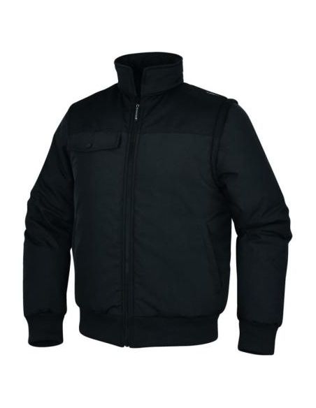 Chaleco Deltaplus Multibolsillos Con Cremallera Y Mangas Desmontables 80% Poliester 20% Algodon Talla S