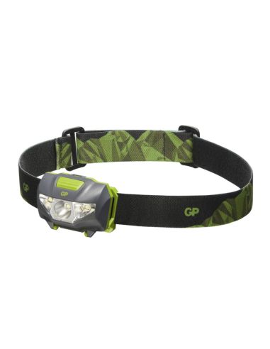 Linterna De Cabeza Gp Led 180 Lumenes 2 Niveles Intensidad 80X63 Mm
