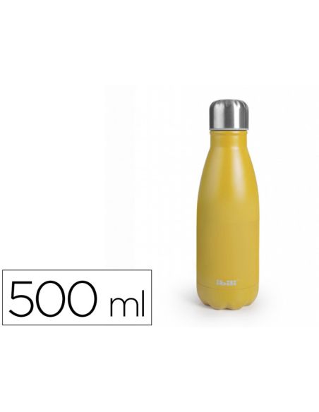 Botella Portaliquidos Ibili Acero Inoxidable Termo Color Musgo Capacidad 500 Ml