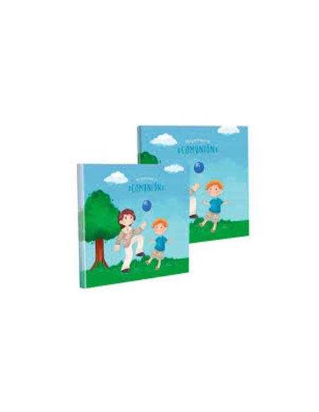 Libro Firmas Comunion Estuche Lujo (Niño Campo)