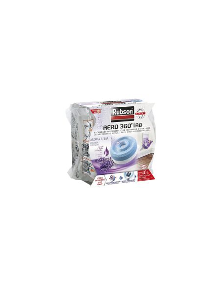 Deshumidificador Rubson Aero 360 Aromaterapia Lavanda Recambio Pastilla