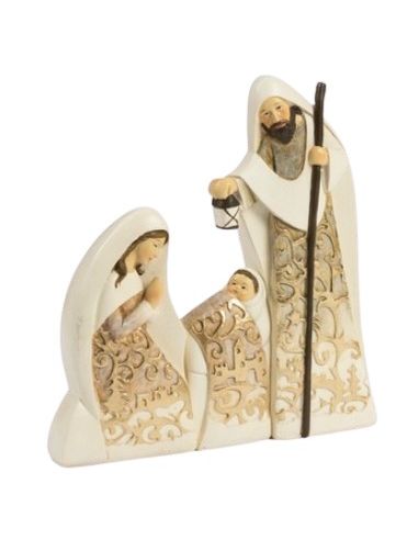 Nacimiento resina componible 3pz. Misterio 19,7x18x4cm PB22296 (12)