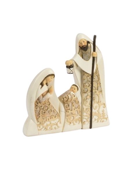 Nacimiento resina componible 3pz. Misterio 19,7x18x4cm PB22296 (12)