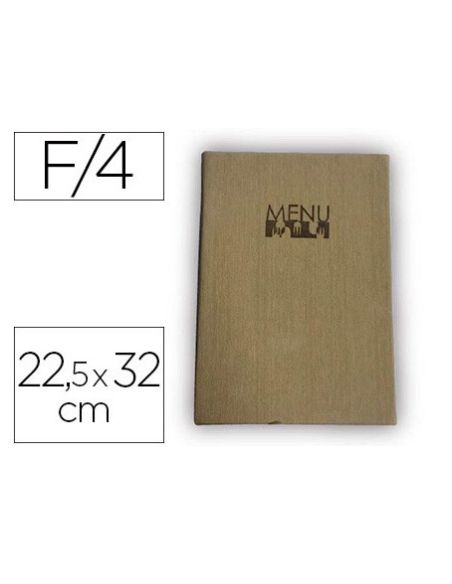 Porta Menus Liderpapel Pu 22,5 X 32 Cm Con 4 Fundas
