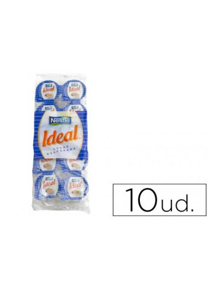Leche Evaporada Ideal Porciones De 7,5 Gramos Envase De 10 Unidades