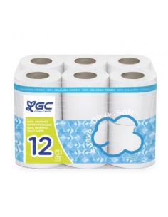 Papel Higienico Gc 2 Capas Paquete De 12 Rollos
